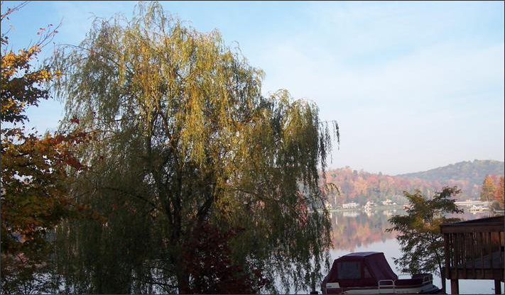 Treasure Lake View - Fall Landscape Scene 