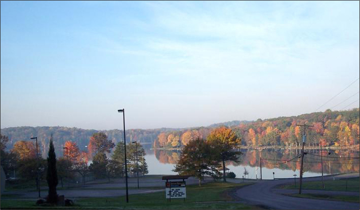 Treasure Lake View - Fall Landscape Scene 